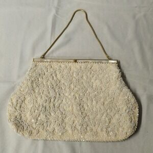 Vintage Mr. John Hand Beaded Evening Bag Hong Kong